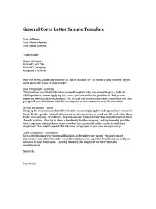 Cover Letter To Hiring Manager Sample