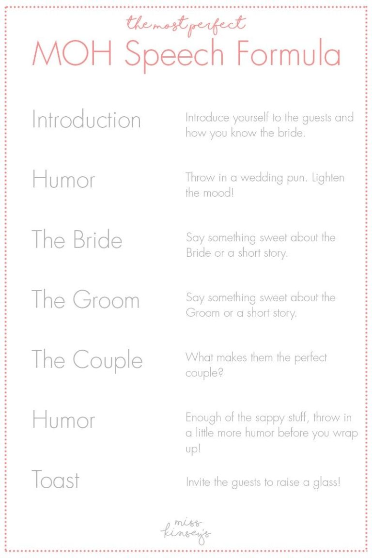 What To Say In A Wedding Toast
