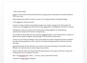 How I wrote this blog post. For those of you want to write and… by