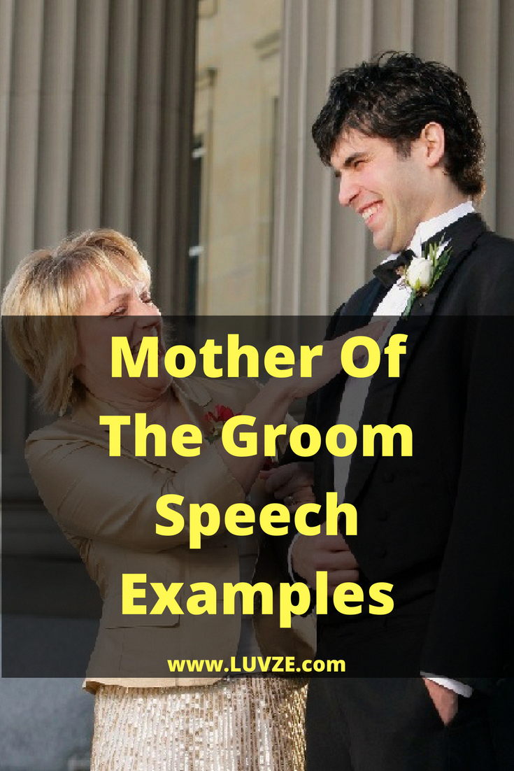 Best Mother Of The Groom Speech Examples