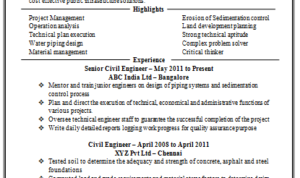 Senior Mechanical Engineer Resume Pdf