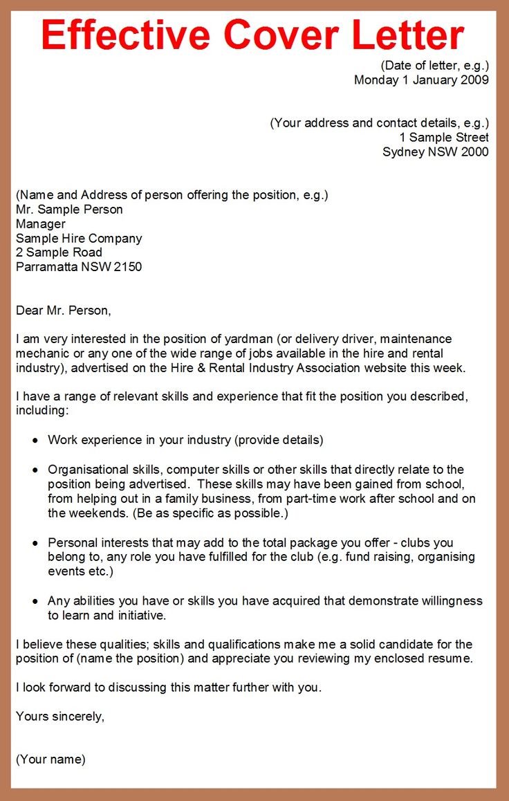 How To Write A Cover Letter When Applying Online