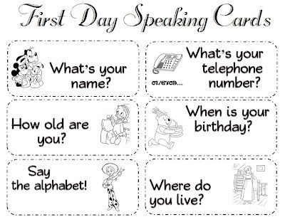 English Speaking Activities For Elementary Students