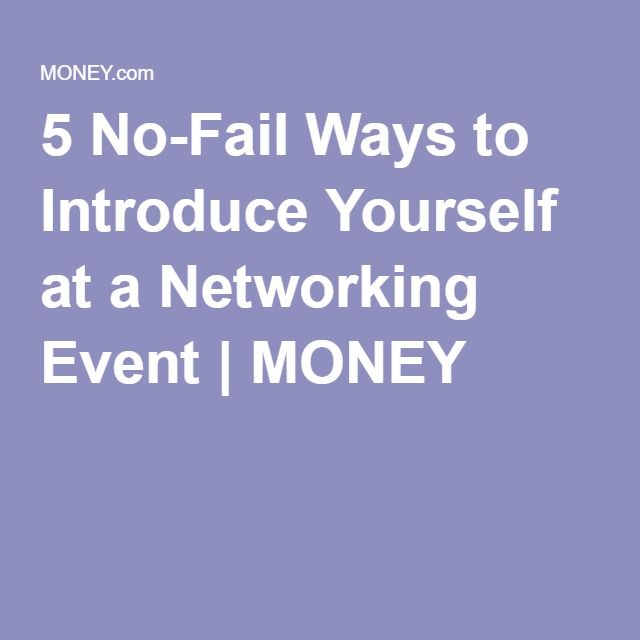 How To Introduce Yourself At A Networking Event