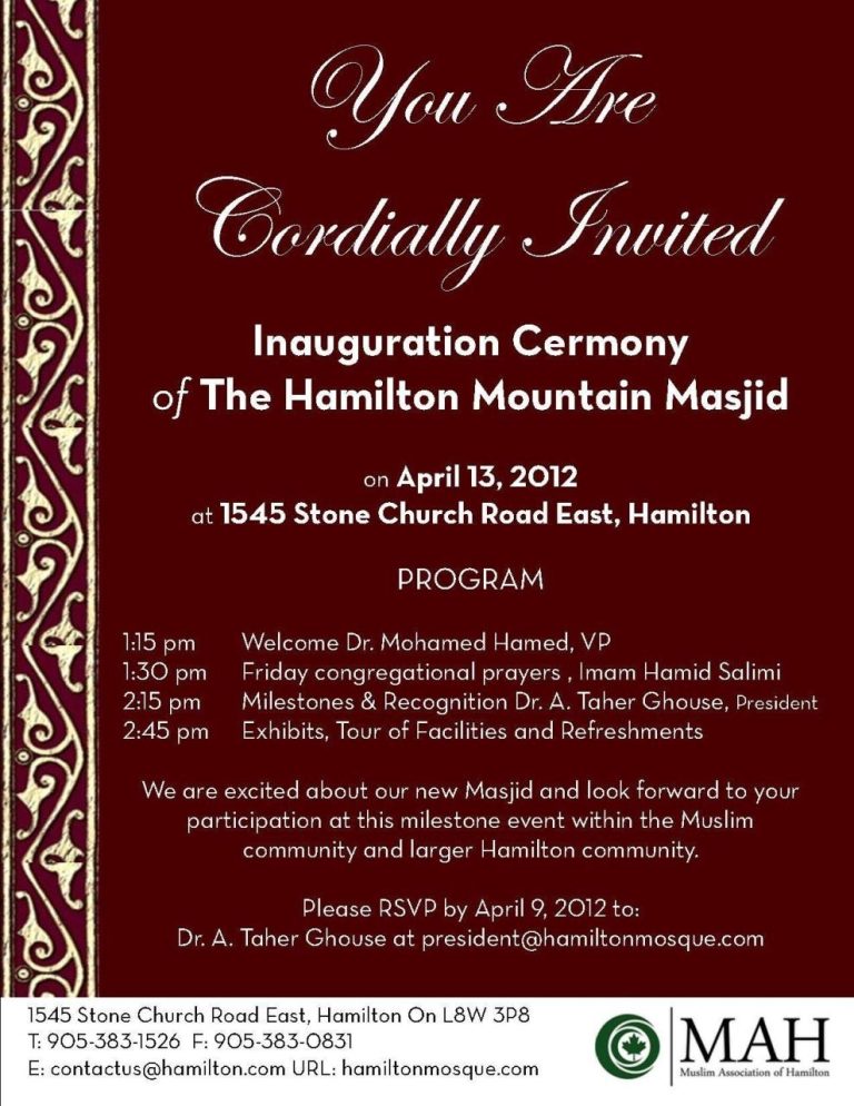 Church Grand Opening Invitation Letter