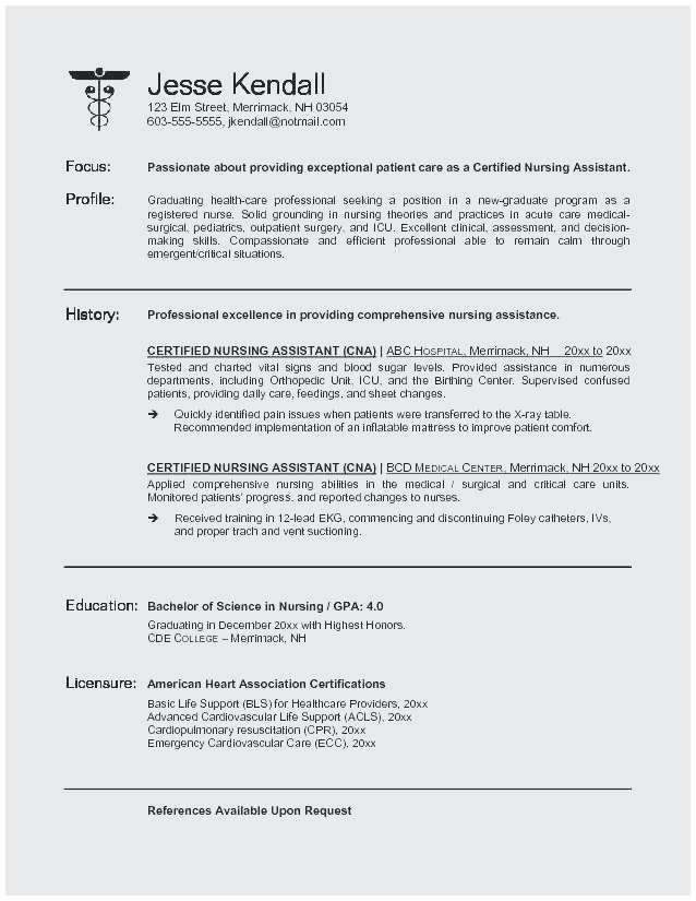 Healthcare Resume Objective Examples