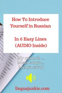 How To Introduce Yourself in Russian in 6 Easy Lines (AUDIO) How to
