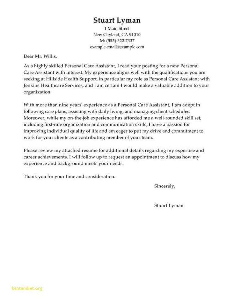 Teaching Assistant Cover Letter Sample No Experience