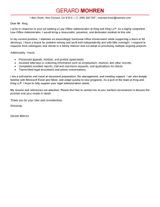 Outstanding Office Administrator Cover Letter Examples & Templates from