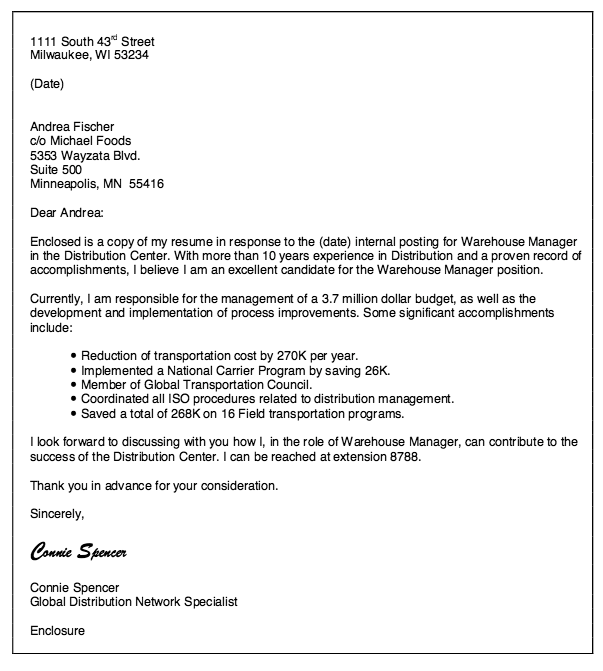 Supporting Letter For Job Template