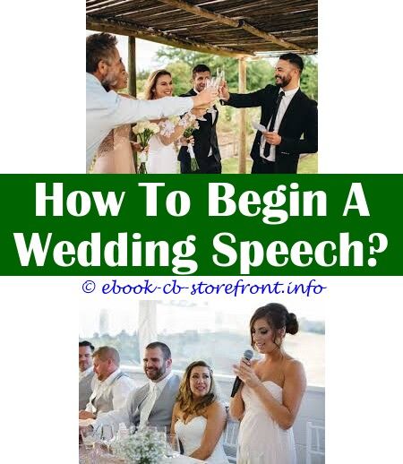 Bride And Groom Reception Speech Examples