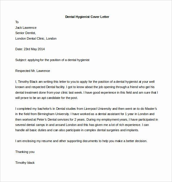 Simple Cover Letter Format In Word