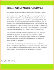 how to write an essay about yourself example in 2020 Essay writing