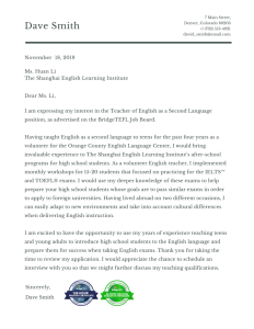 How to Write a TEFL Cover Letter (With Sample) BridgeUniverse