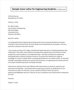 FREE 8+ Sample Cover Letters For Internship in PDF MS Word