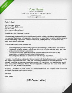 Human Resources Director Cover Letter Cover Letter Examples HR Director