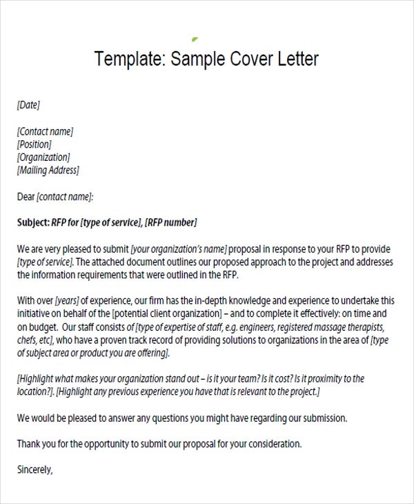 How To Write A Cover Letter For A Project Proposal