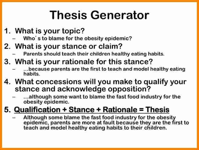 Best Thesis Statement Examples