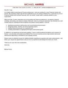 Best Accounting & Finance Cover Letter Examples LiveCareer
