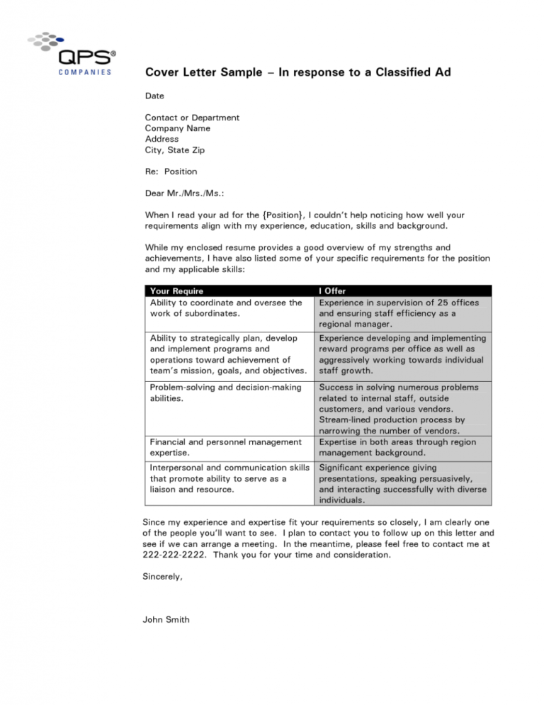 T Format Cover Letter Examples