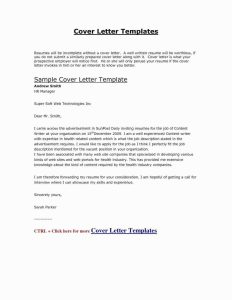 Nonprofit job cover letter February 2021
