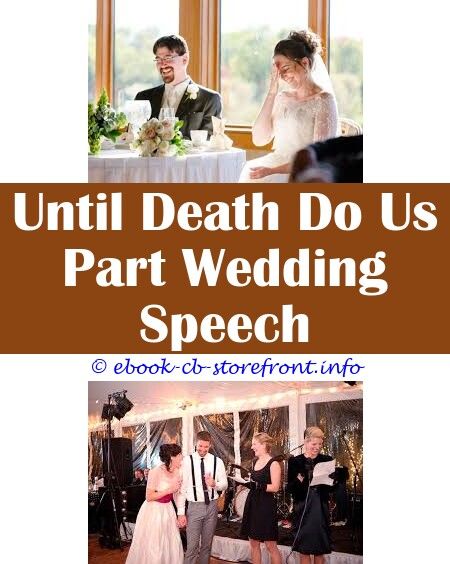 Bride And Groom Wedding Thank You Speech Examples