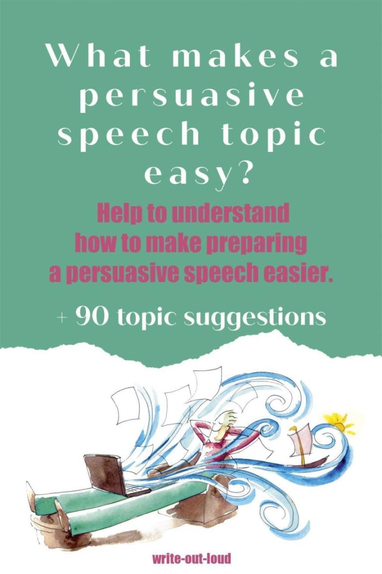 Easy Interesting Persuasive Speech Topics