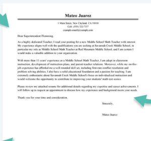 5 Awesome Sample Cover Letters For Teachers