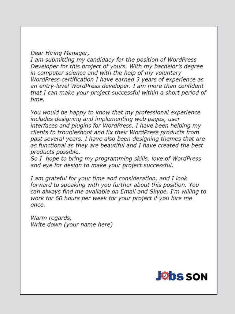 How To Write A Cover Letter For Upwork