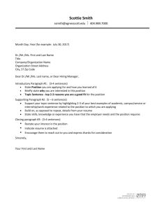 Cover Letter 21+ Examples, Format, Sample Examples