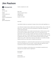 Computer Science Cover Letter Free Examples & Writing Guide
