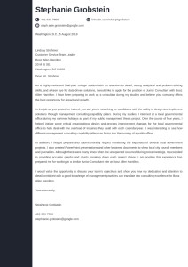 Consulting Cover Letter Example, Template, and Writing Tips