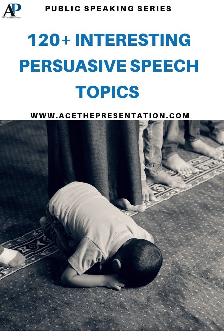 Easy Persuasive Speech Topics Examples