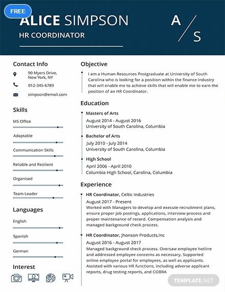 Store Manager Cv Format Free Download