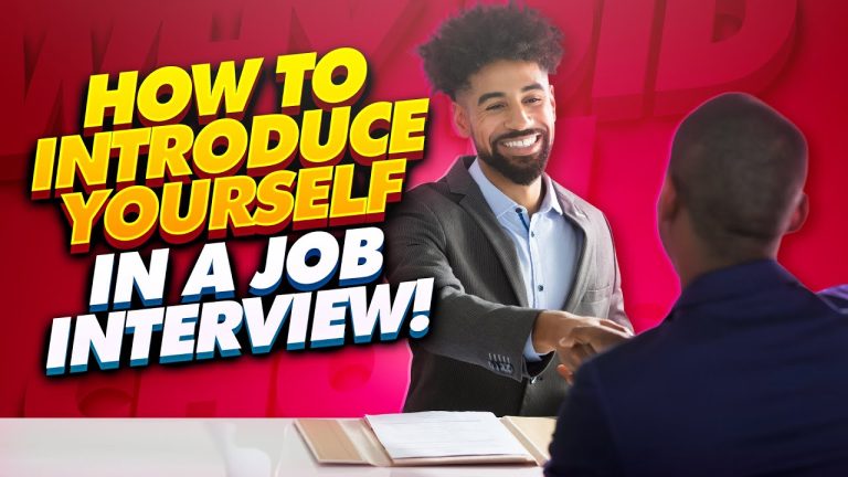 How To Introduce Yourself At Career Fair