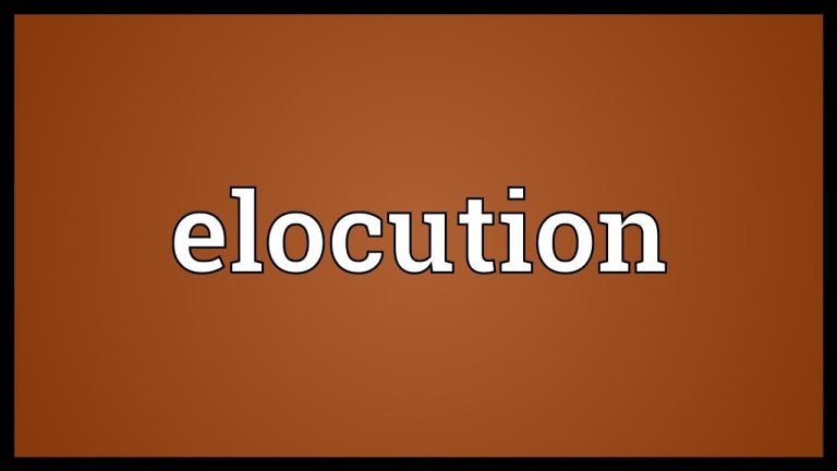 Elocutionist Meaning In Tamil
