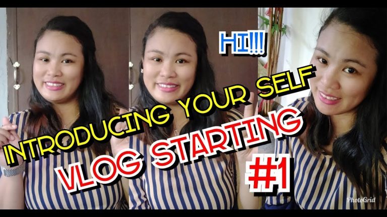 How To Introduce Yourself In A Vlog Examples