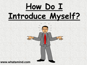 10 Amazing Points on How To Introduce Yourself in IELTS. Whatsmind