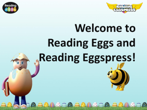 to Reading Eggs and Reading Eggspress!