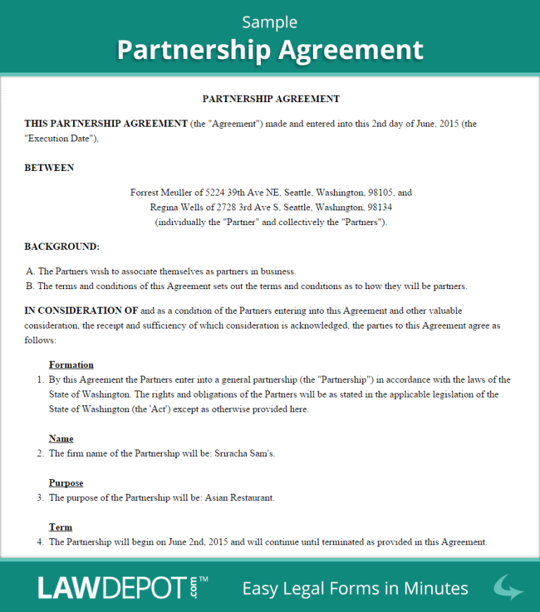 How To Write A Business Agreement