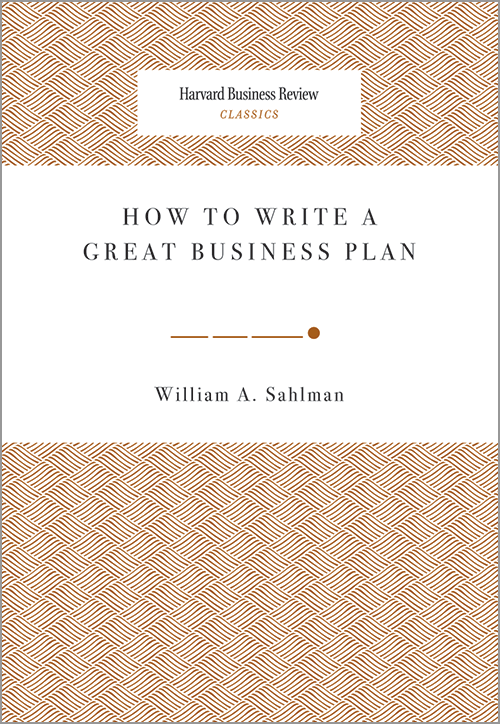 How To Write A Good Business Plan Harvard