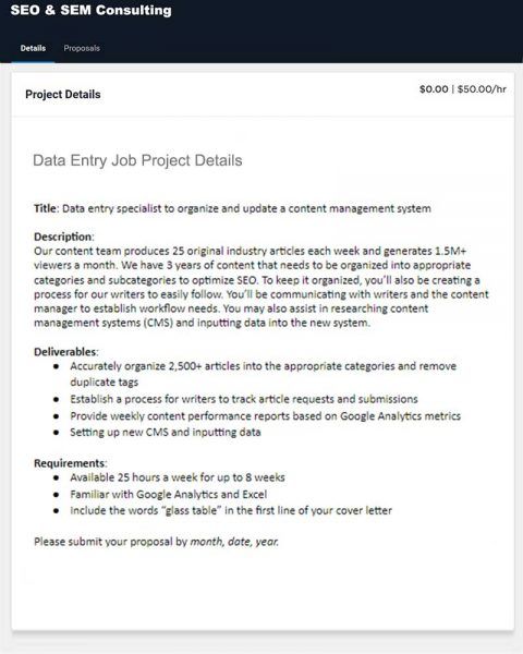 Data Entry Specialist Job Cover Letter