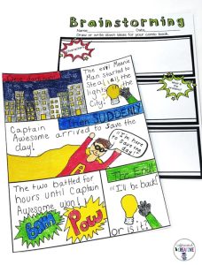 Comic Book Writing is a fun and creative way to teach your students the