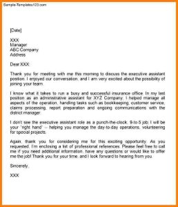 thank you letter after business meeting how write sample letters
