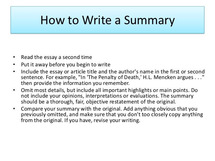 How To Write An Article About A Book