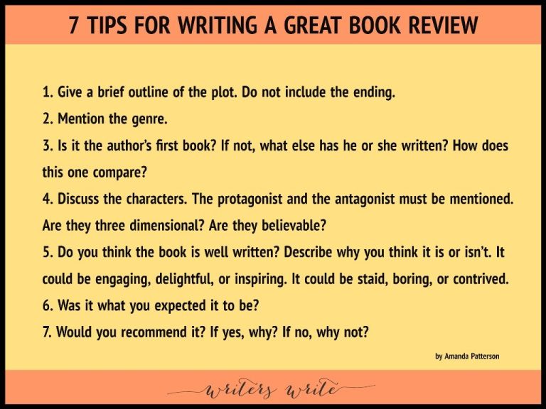 How To Write The Best Book Review