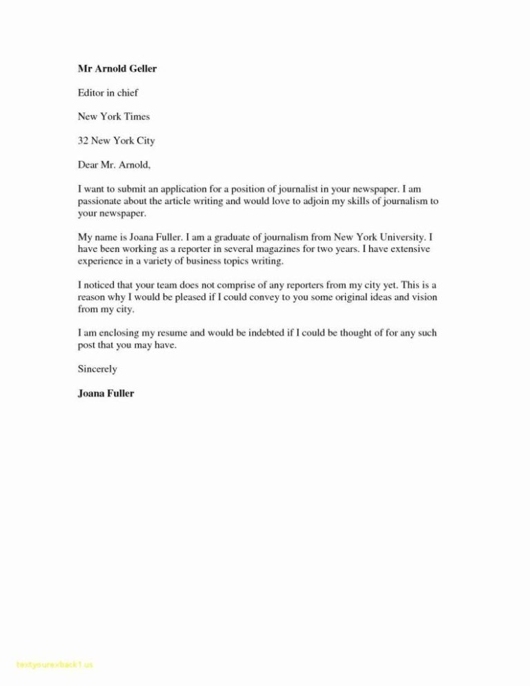 Cover Letter List Enclosed Documents