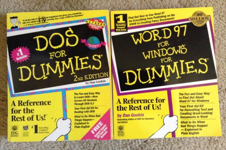 How To Write For Dummies Books