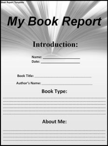 Book Report Templates 10+ Free Printable Word, Excel & PDF Formats