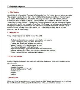Consulting Proposal Template 18+ Free Word, PDF Format Download